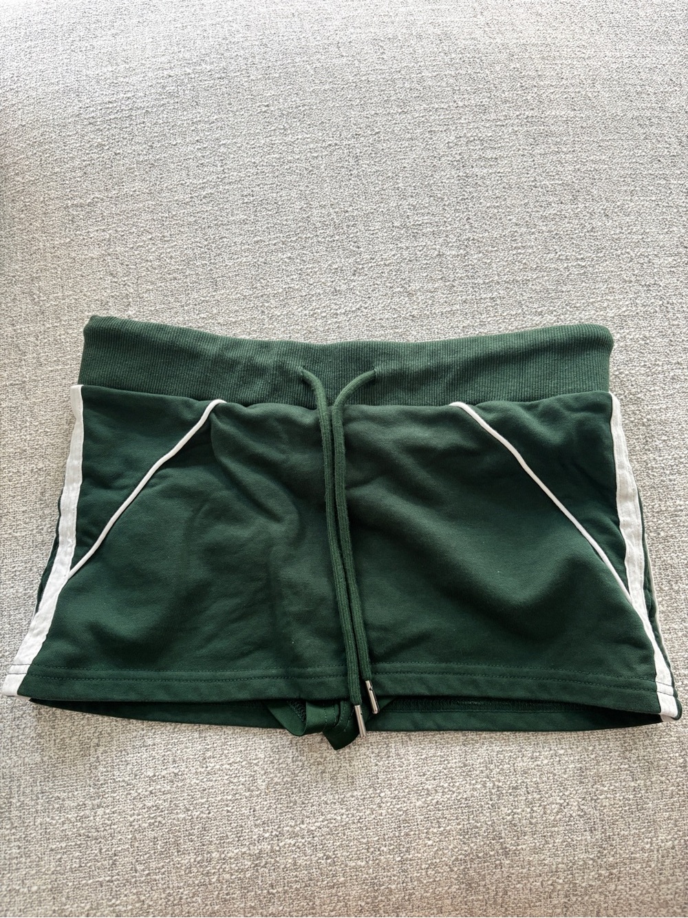 Women’s Dark Green Drawstring Athletic Skort